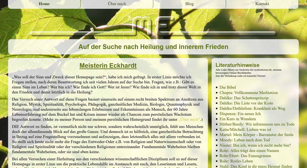 Sreenshot der Webseite meisterin-eckhardt.de.de